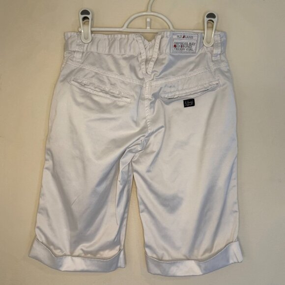 White Satin Y2K capri pants - Picture 2 of 5